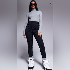 4505 Ski Soft Shell Water Repellent Skinny Ski Pants in black